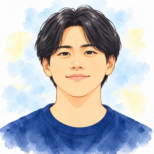 森本 翔馬のイラスト